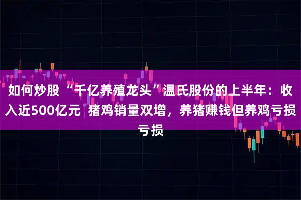 如何炒股 “千亿养殖龙头”温氏股份的上半年：收入近500亿元  猪鸡销量双增，养猪赚钱但养鸡亏损